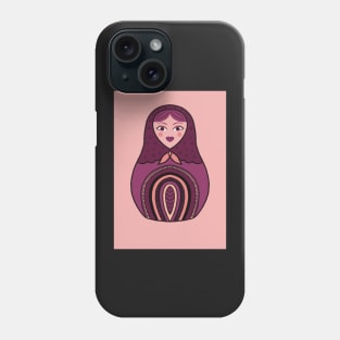 All the Pink Russian Doll Phone Case