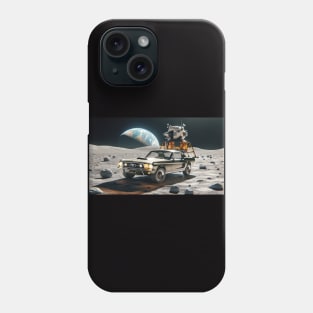 1967 Mustang on the Moon Phone Case