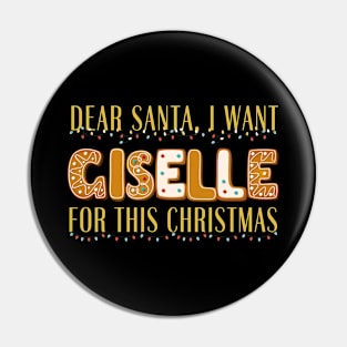 I Want GISELLE aespa For This Christmas Pin