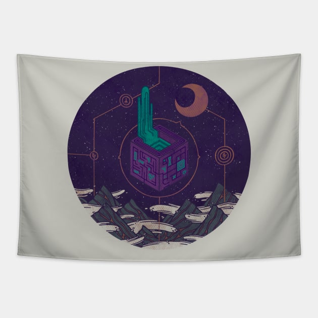 It appeared in the night sky, and it made the wind sharp Tapestry by againstbound