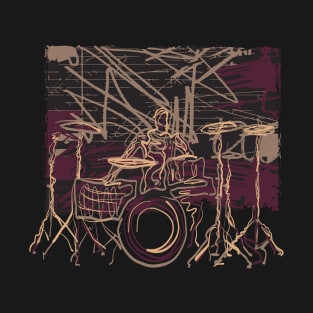 Drummer Urban Style T-Shirt