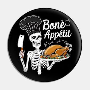 Bone Appetit Pin