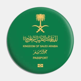 Saudi Arabian passport Pin