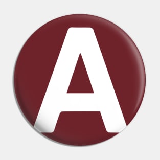 "A" - alphabet Pin