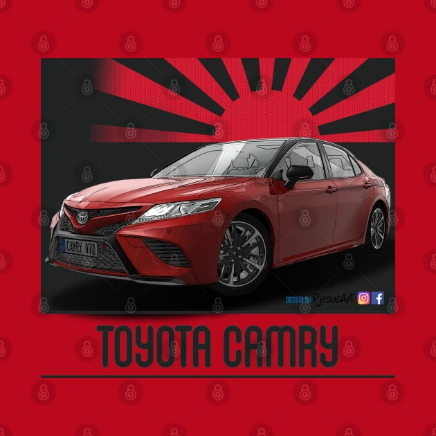 Toyota Camry Red by PjesusArt