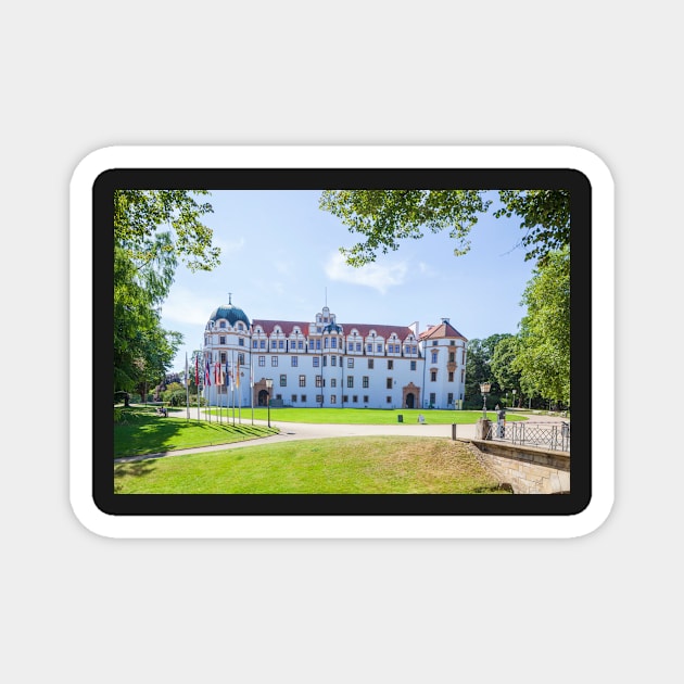 Ducal castle, Celle, Lüneburg Heath, Lower Saxony, Germany, Europe, castle Magnet by Kruegerfoto