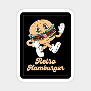 RETRO HAMBURGER Magnet