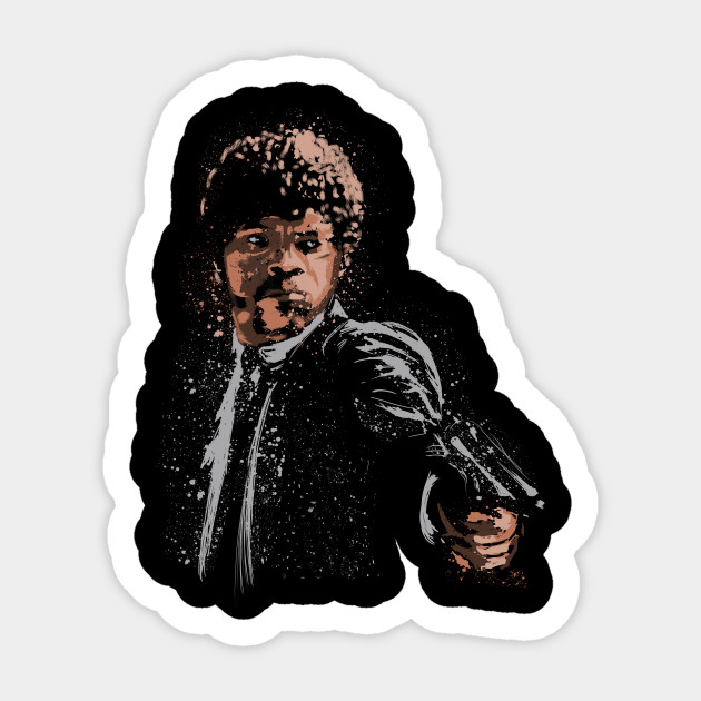 the path of the righteous man - Samuel L Jackson - Sticker