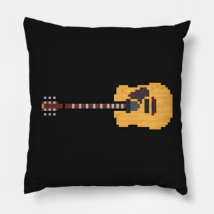 Pixel Acoustic Martin Lefty Flip Guitar Pillow