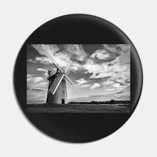 Great Haseley Windmill Monochrome Pin