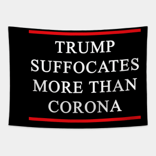 Protest Against Trump: Trump Suffocates More Than Corona Tapestry