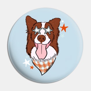 Star Dog Pin