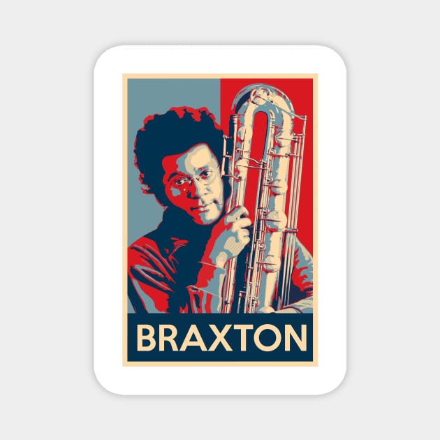 Anthony Braxton Hope Poster - Greats of Jazz History Magnet by Quentin1984