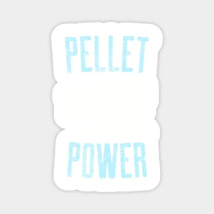 Pellet Power Smoker Design Jeans Blue White Magnet