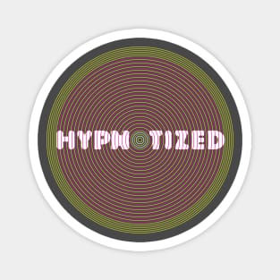 Hypnotized neon pink Magnet