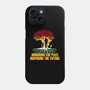 Honoring The Past Father Dad Son Black History Month Phone Case