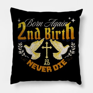 Born Again - Golden Design Pillow