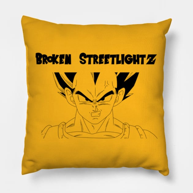 Broken streetlights z shirt Pillow by Brokenstreetlights