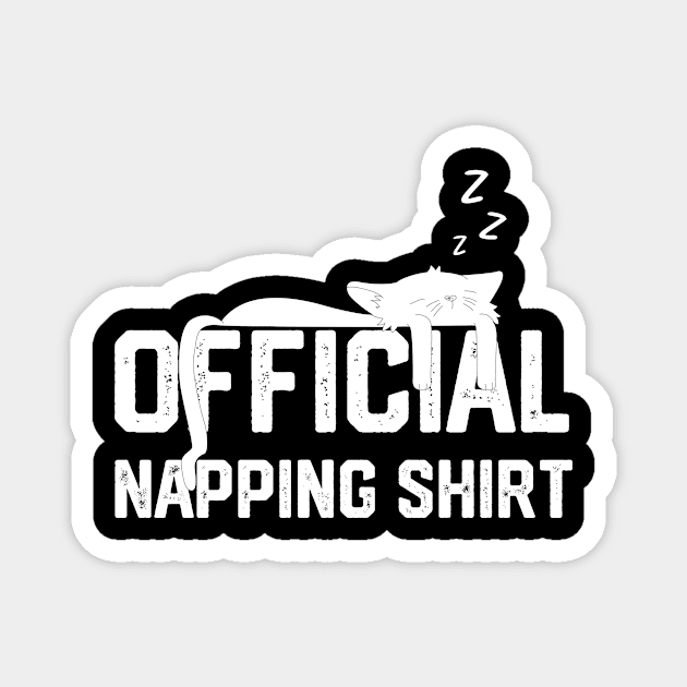 official napping shirt Magnet by spantshirt