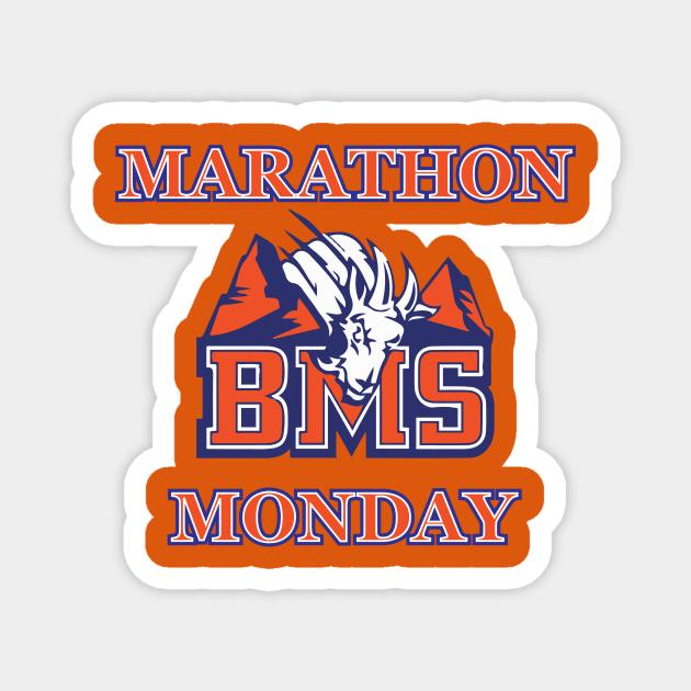 Marathon Monday Magnet by slice_of_pizzo