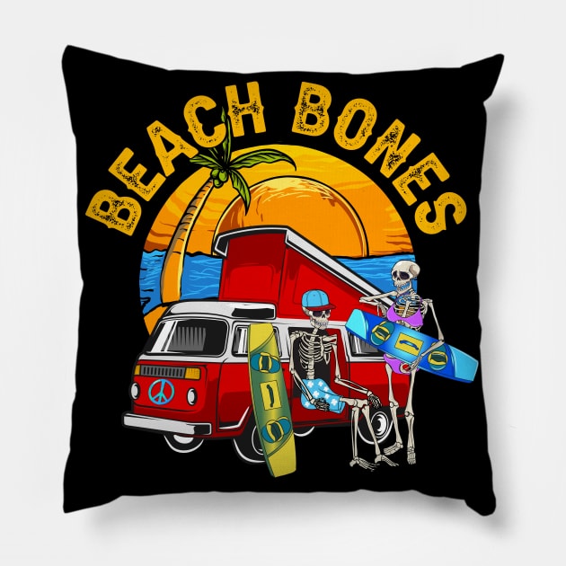 kitesurfing Pillow by Jandjprints