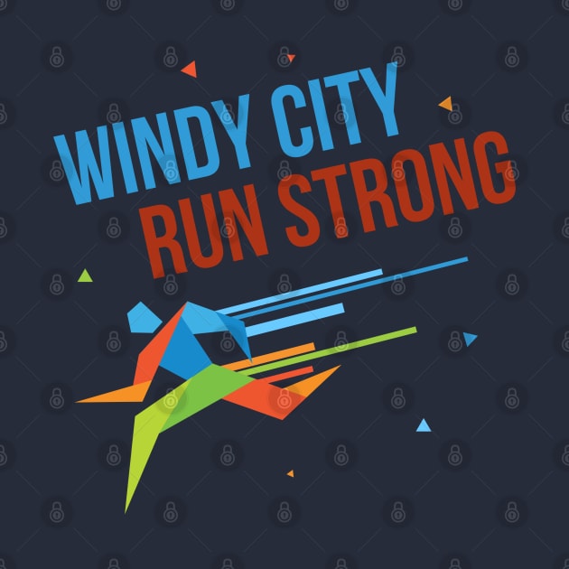 Windy City Run Strong 2 - Chicago Marathon 2023 by ThreadsVerse