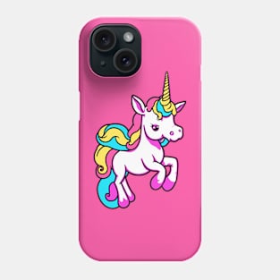 Rainbow Colored Unicorn Phone Case