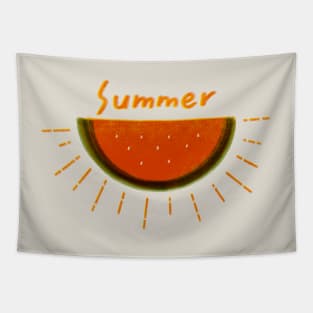 Summer sunshine - watermelon Tapestry