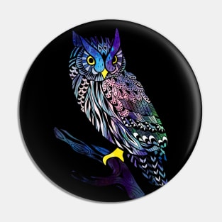Stellar Owl Pin
