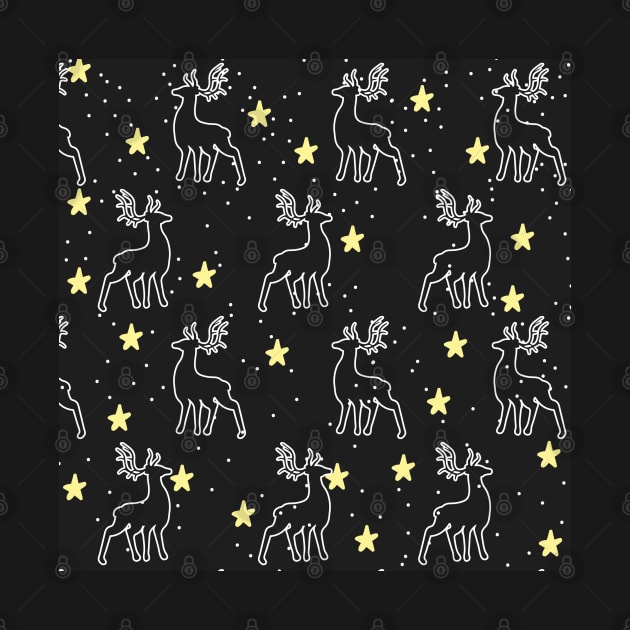 Christmas Reindeer Pattern by TheSkullArmy