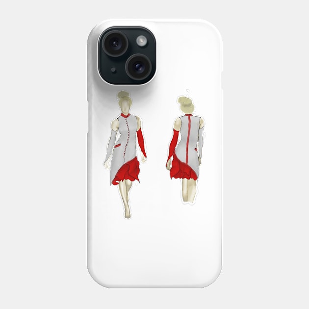 The Red Sleeve Phone Case by MokaFocus