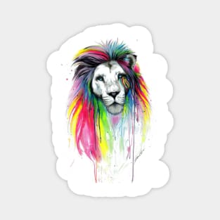 Lion colorful 1 Magnet