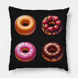 All Donut sticker pack Pillow