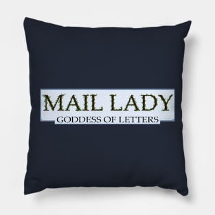 Mail Lady Goddess of Letters Pillow