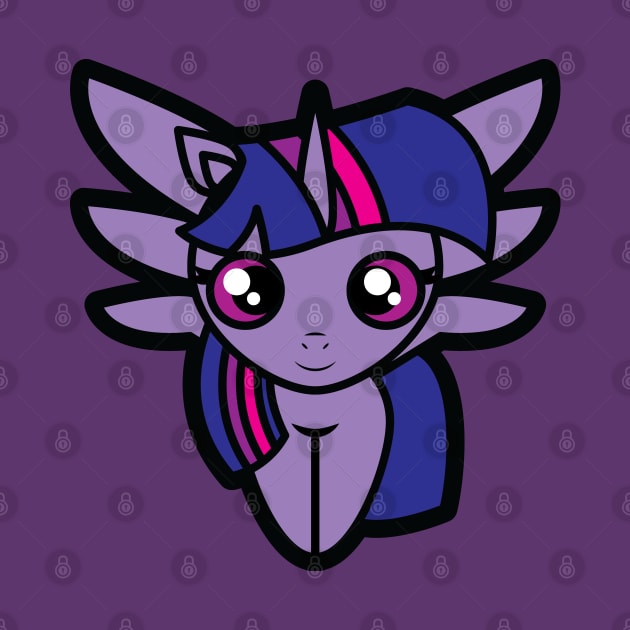 Twilight Sparkle as a Alicorn Tooniefied by Tooniefied