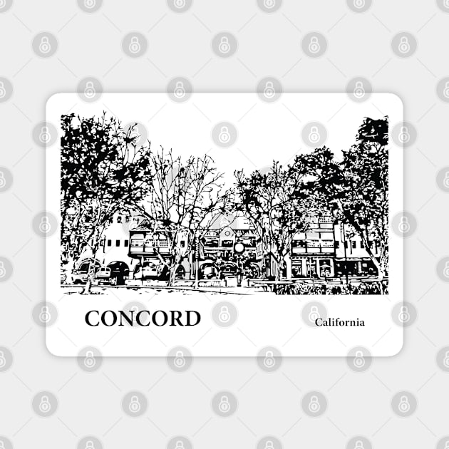 Concord California Magnet by Lakeric