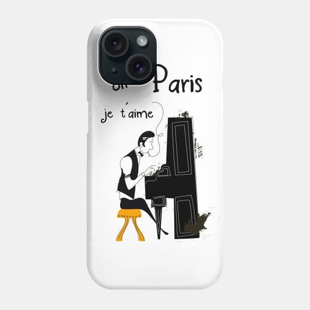 Oh Paris je t'aime Phone Case by nickemporium1