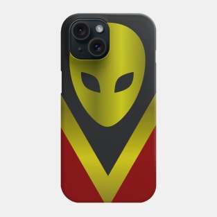 Golden alien Phone Case