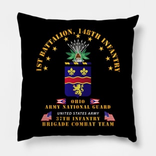 1st Bn 148th Infantry - OHANG w Flags Pillow