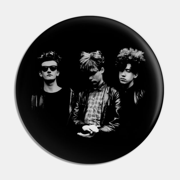 Psychocandy Reverberations Celebrate the Shoegaze Sound of Jesus And Mary Chain with a Stylish T-Shirt Pin by QueenSNAKE