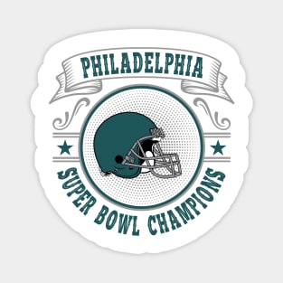 Philadelphia Super Bowl Champions Magnet