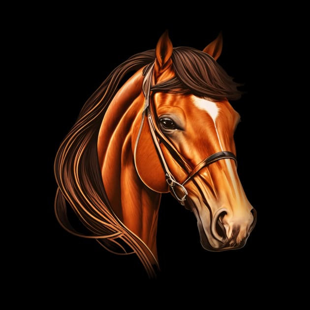 Equestrian Horse head Western by nanas_design_delights