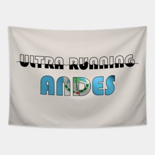 Ultra running Andes Tapestry