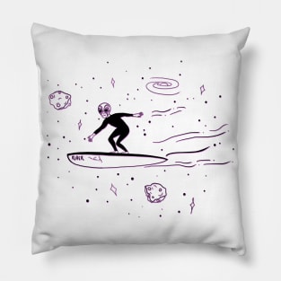 Surfer Conspiracy Extraterrestrial Ufo Alien Lover Alien Pillow