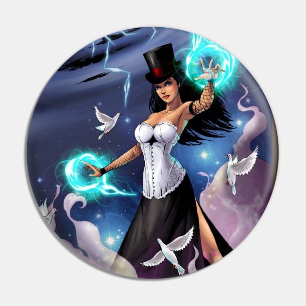 Zatanna Pin by Mikekimart