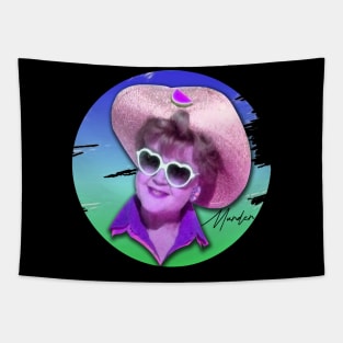 Jessica Fletcher- Retro Brush Paint Special Edition Tapestry