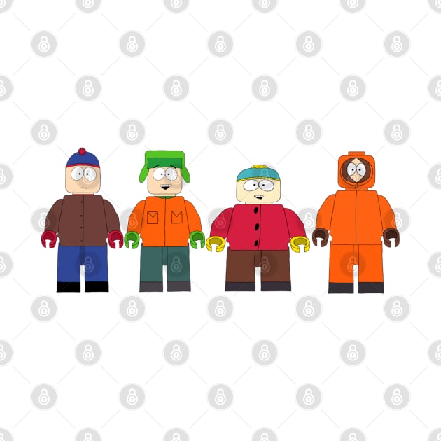 LEGO South Park by Bridge_the_Ink