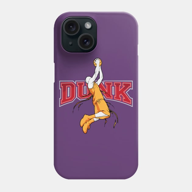 Basketball Dunk Phone Case by Olievera