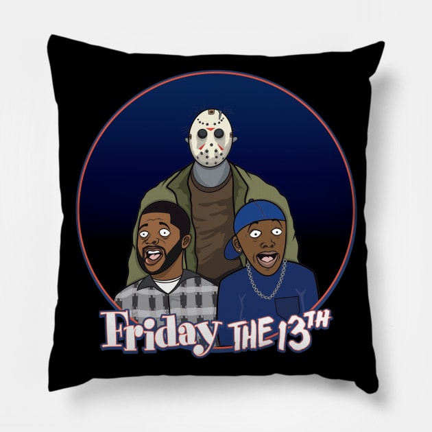 Friday the 13th Crossover Featuring Craig, Smokey, and Jason Pillow by DemBoysTees