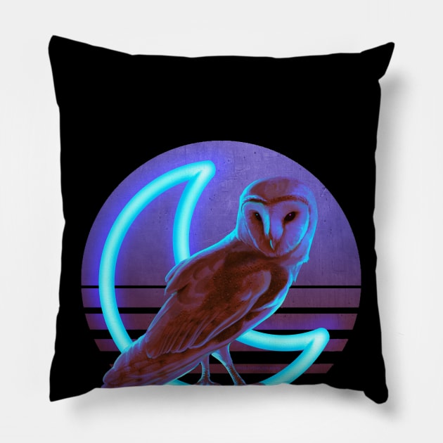 Night Owl Pillow by eranfowler